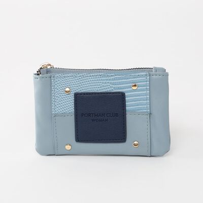 Billetera Ecocuero Celeste Portman Club Woman