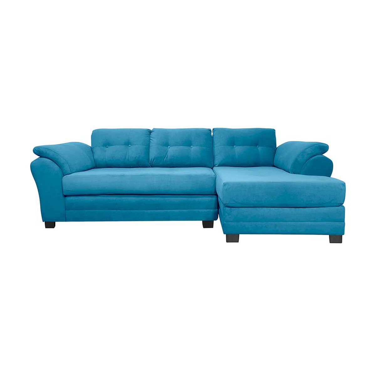 Sof&aacute; Seccional Living Factory Samy 4 Cuerpos Azul