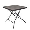 Mesa Plegable Cuadrada Northwest NW-80G Gris 80 cm