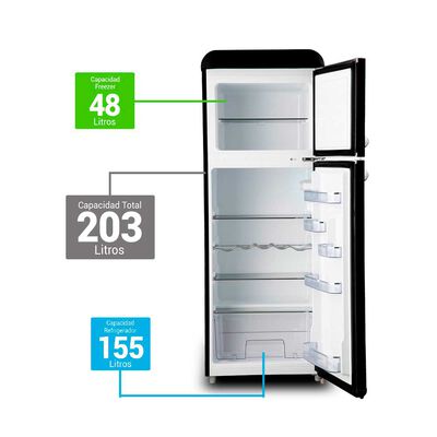 Imagen 2 del producto Refrigerador Frío directo Libero LRT-210DFNR 203 lt