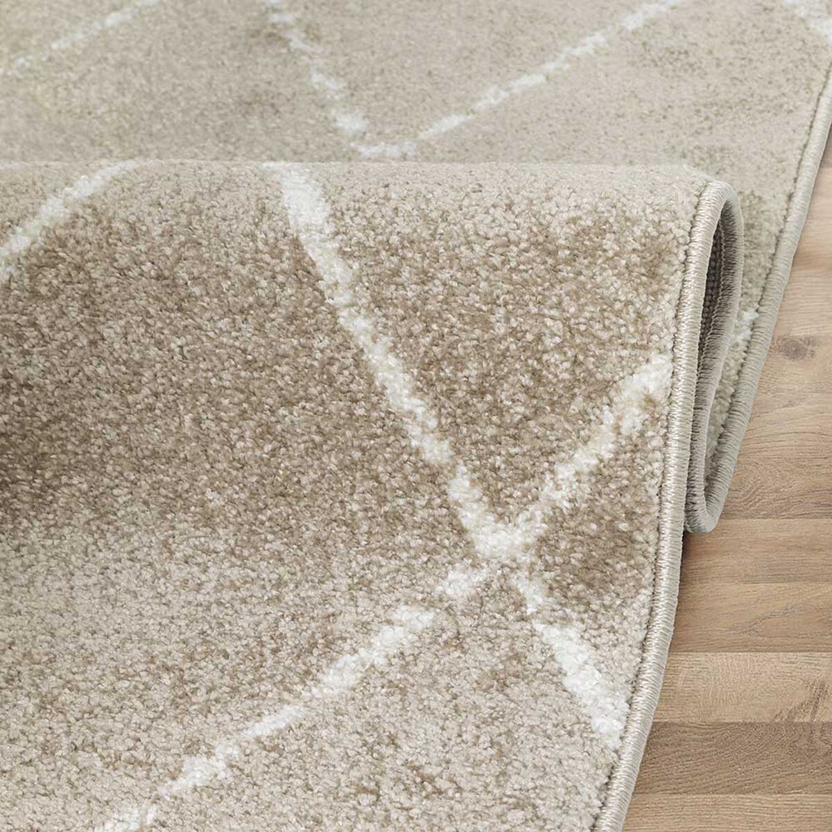 Alfombra de Pasillo Modalfo Florida Beige 70 x 230 cm