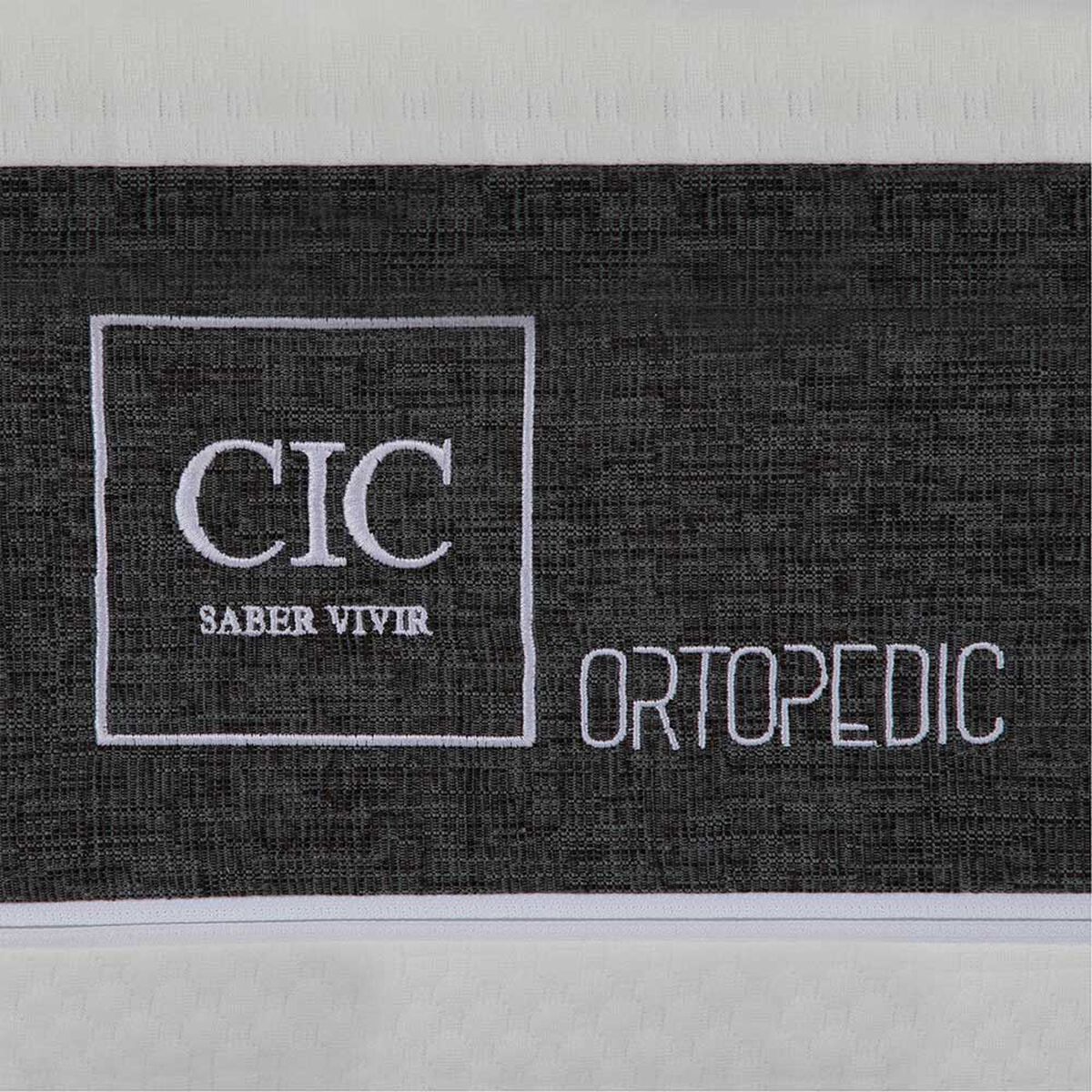 Cama Nido CIC 1,5 Plazas Ortopedic + Respaldo Gales Negro