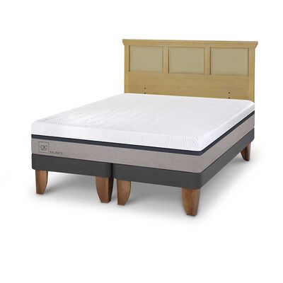 Imagen 2 del producto Cama Europea CIC Base Dividida King Balance + Respaldo Torino Mostaza