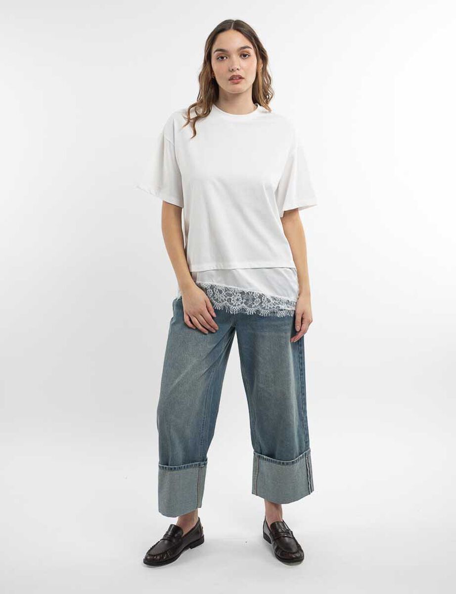 Polera Algod&oacute;n Manga Corta Mujer Icono