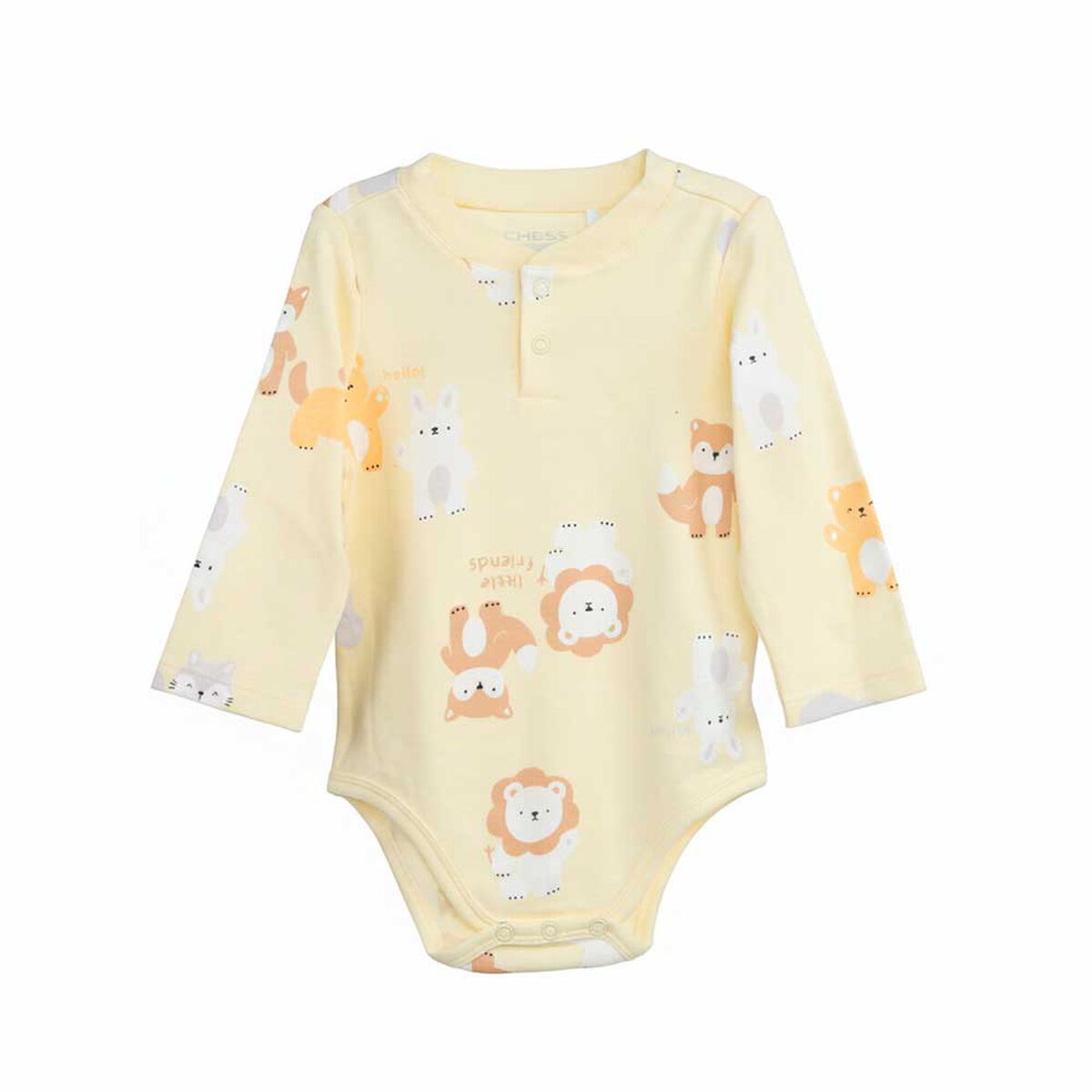 Pack 2 Body Beb&eacute; de Algod&oacute;n Chess Baby