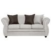 Juego de Living Black Factory Emili Sofá 3 Cuerpos + Dos Sillones 1 Cuerpo Crema