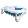 Bañera Bebé Plegable + Malla Seguridad Celeste GlowUp
