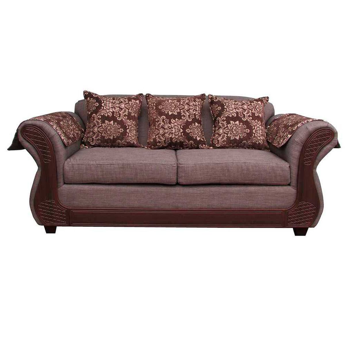 Sof&aacute; Almore Irlanda 2 Cuerpos Gris