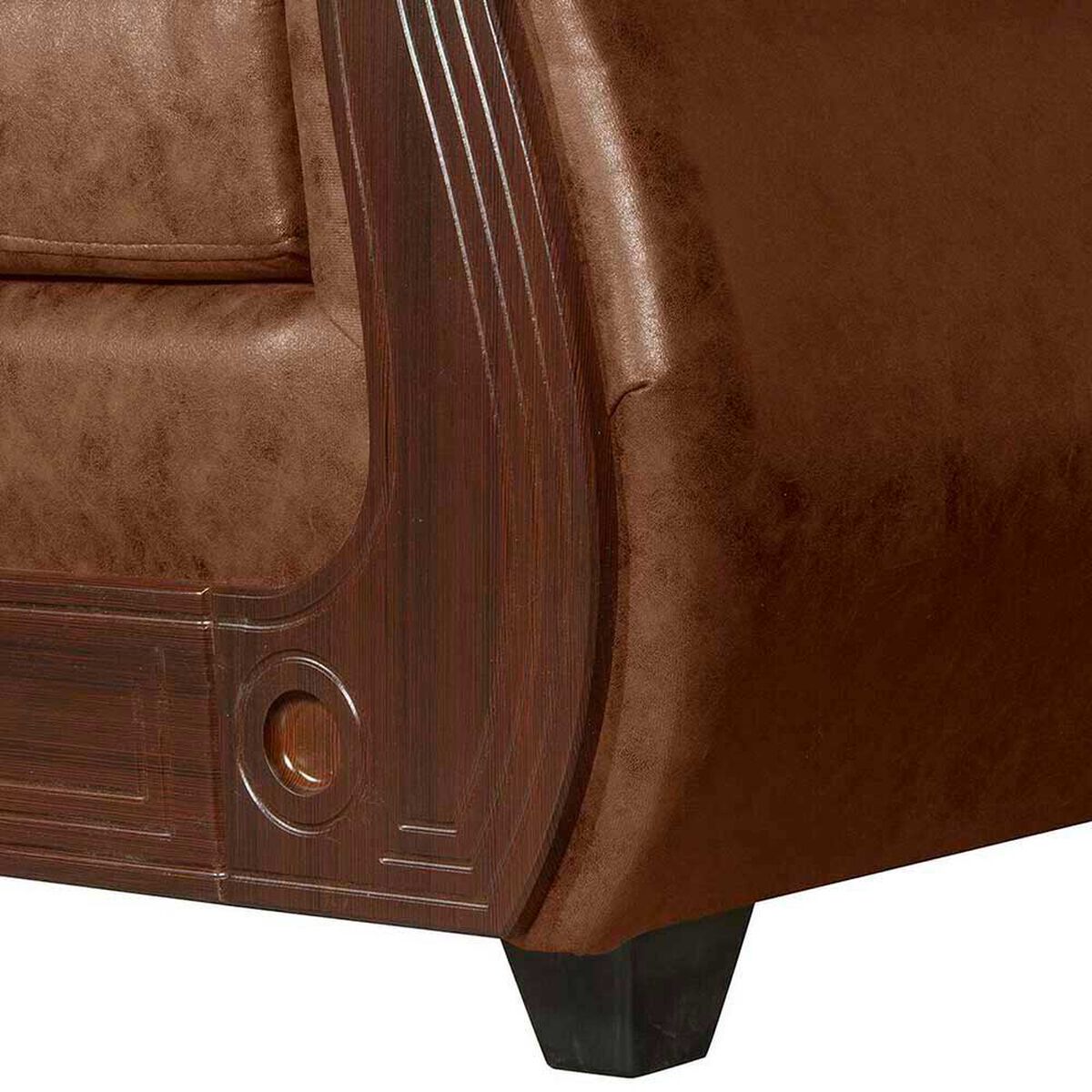 Sof&aacute; Black Factory Estambul 3 Cuerpos Caf&eacute;