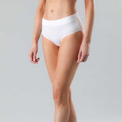 Imagen 2 del producto Pack 3 Bikini de Algodón Mujer Flores Blanco, Negro