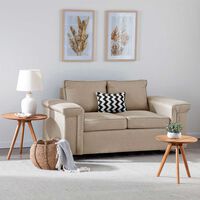 Sofá Mons Sicilia 2 Cuerpos Beige
