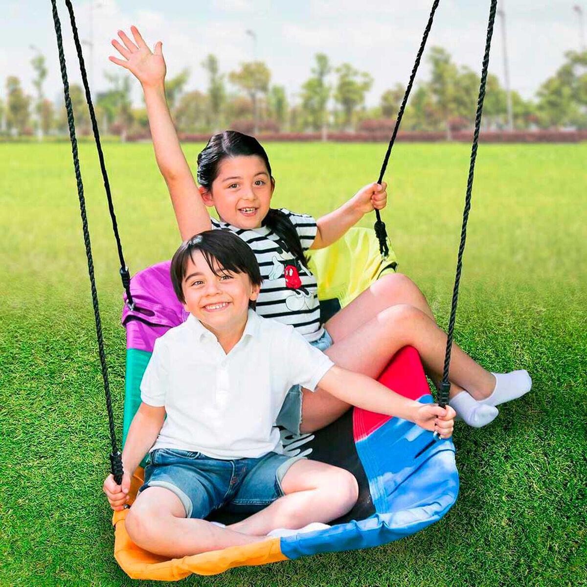 Columpio Rectangular Multicolor Glow Up