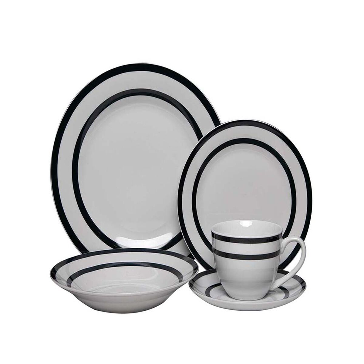 Vajilla Doral Royal 30 Piezas Azul
