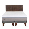 Cama Europea CIC Base Dividida 2 Plazas Balance + Respaldo Baker