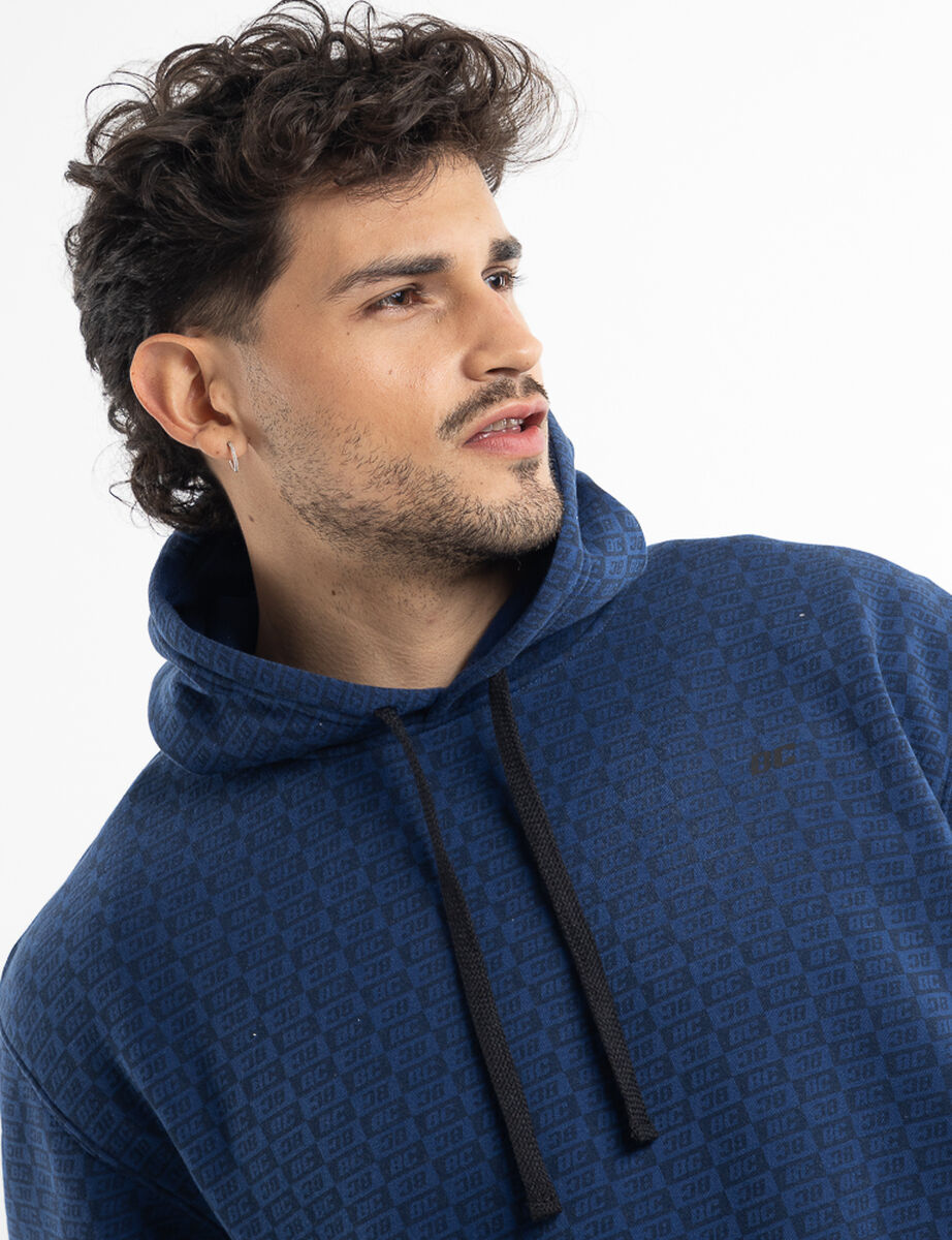 Poler&oacute;n Deportivo con Capucha Hombre Black County