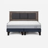 Combo Cama Europea Rosen King Indie BD + Respaldo Rachel
