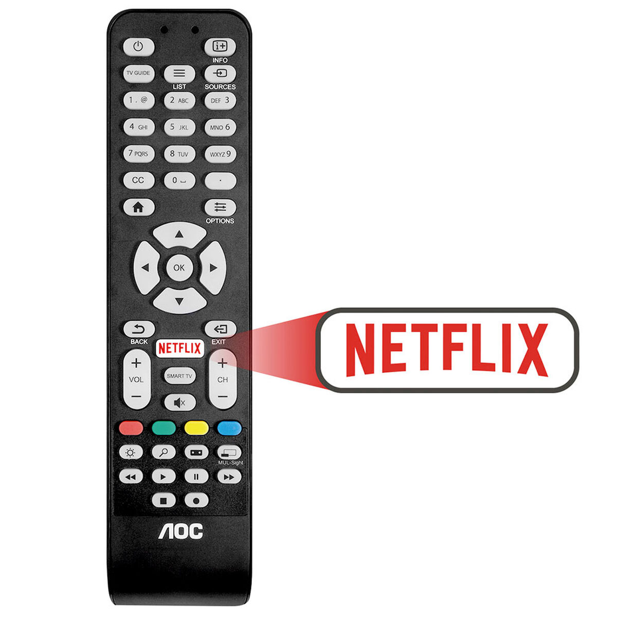 LED 55'' AOC LE55U7970 Smart TV Ultra HD/4K