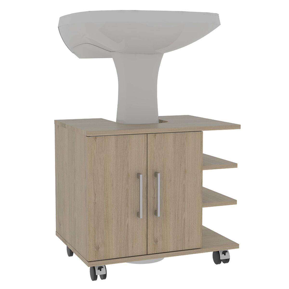 Combo Espejo + Optimizador Lavamanos + Optimizador Baño + Mueble Baño TuHome Bath 300