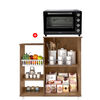 Combo Mueble de Cocina Casanova Cabinet 2 Puertas Nature / Blanco + Horno Eléctrico Hyundai HY35N 35 lt.