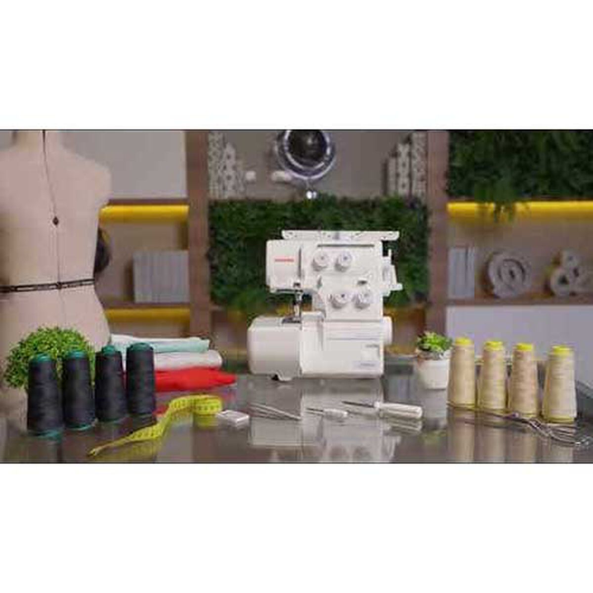 Combo Máquina de Coser Janome Easy Jeans + Overlock 8002D