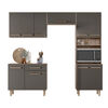 Kit De Cocina Vekkahome Lemon Gris