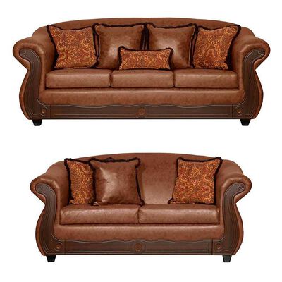 Juego de Living Black Factory Estambul 5 Cuerpos Terracota