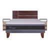 Cama Europea CIC 2 Plazas Ortopedic Advance + Respaldo + 2 Veladores