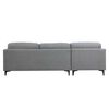 Sofá Seccional Amuv Carraro 3 Cuerpos Gris