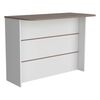 Barra Auxiliar TuHome Fendi 4 Puertas Blanco Castaño