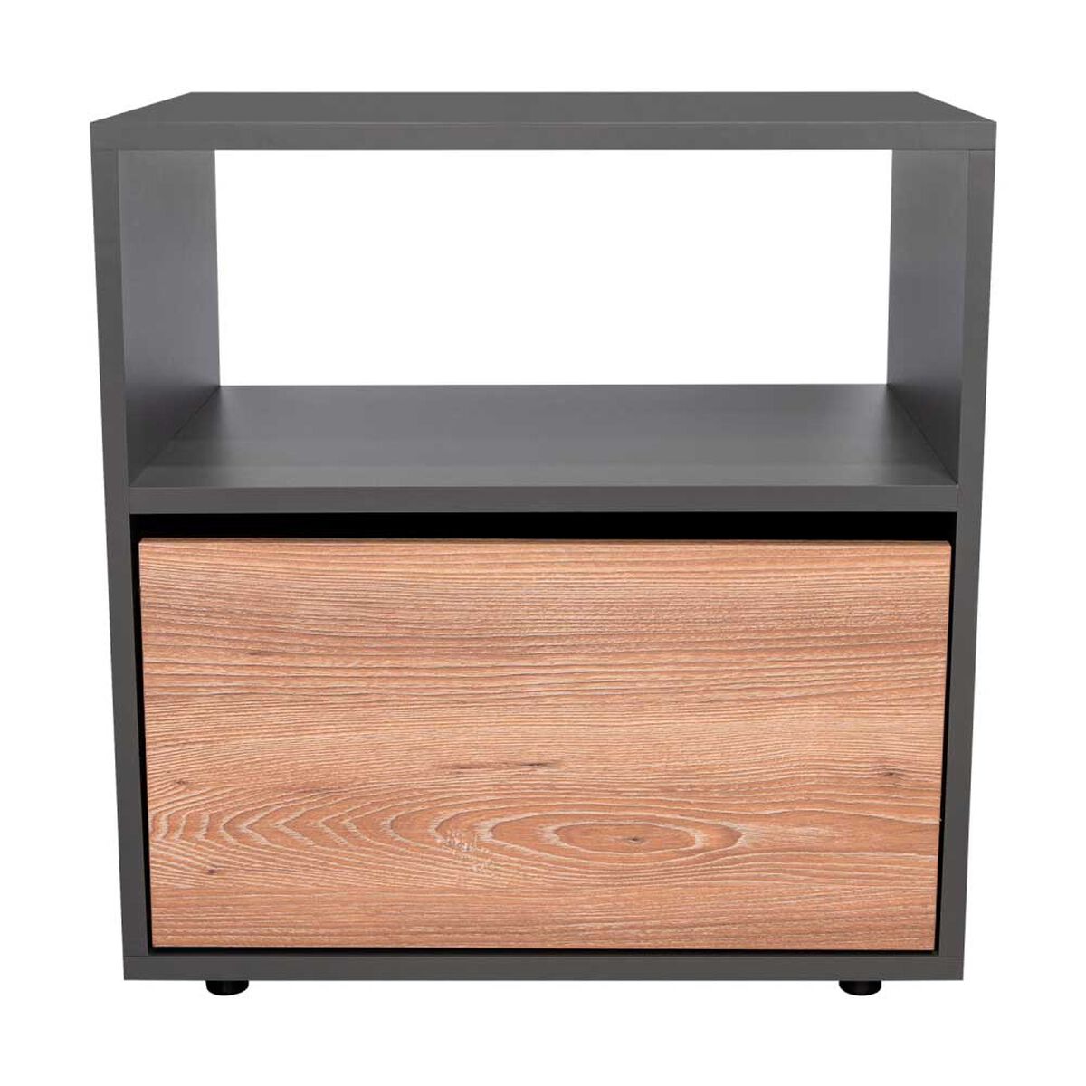 Velador Tuhome Galanto 1 Puerta Plomo y Lenno