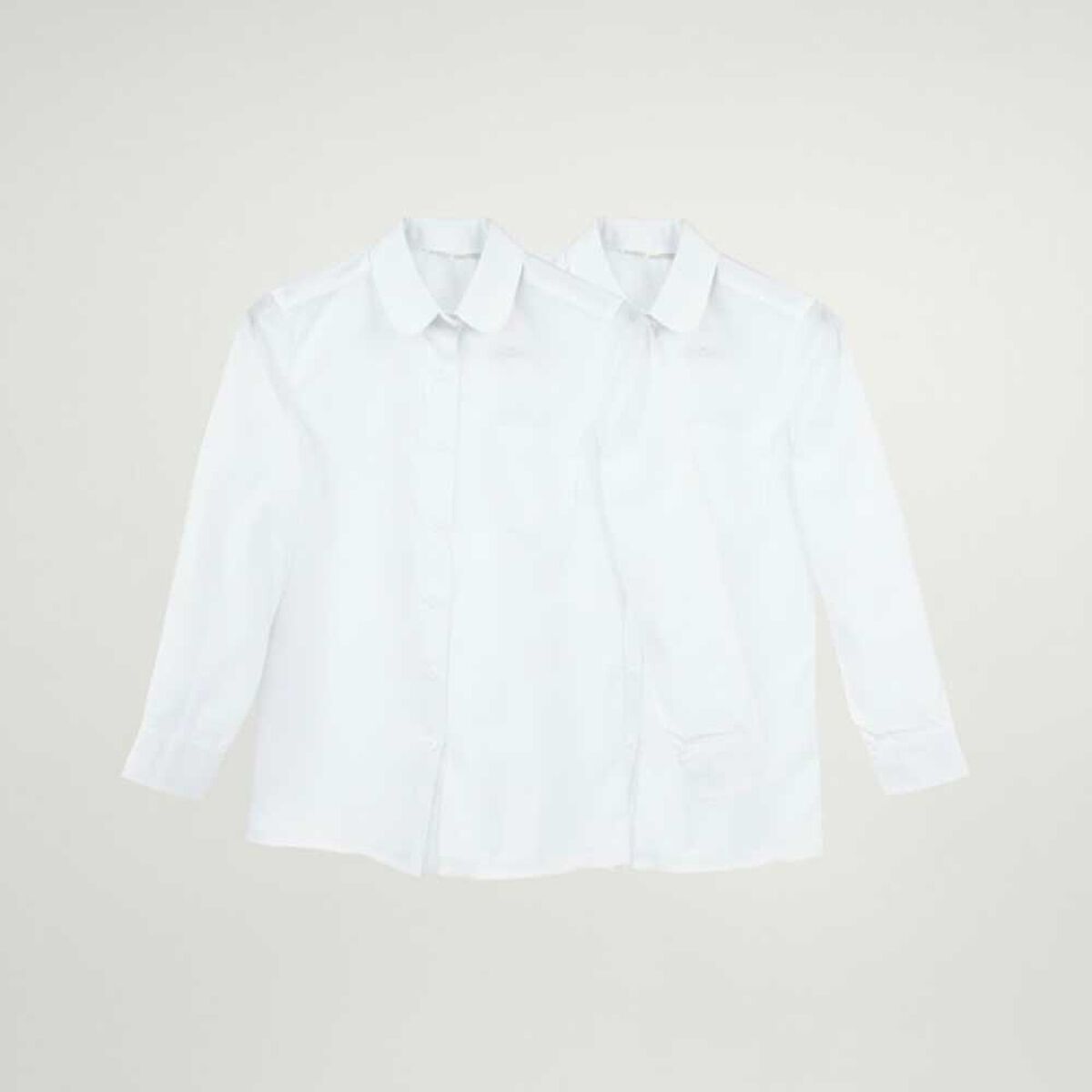 Pack 2 Camisa Escolar Ni&ntilde;o Talla 10 a 16 Crescendo