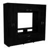 Closet Tuhome Z-200 6 Puertas 2 Cajones Wengue