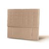 Respaldo Latam Home 2 Plazas Napoles Tela Velvet Beige