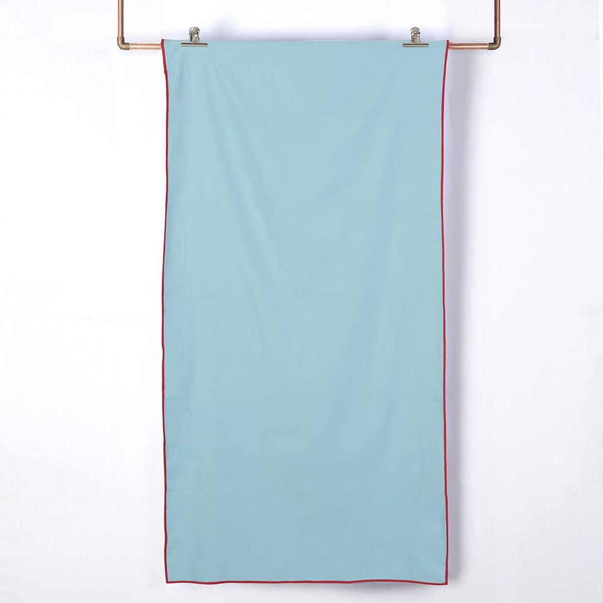 Toalla Deportiva Mashini Liso 70 x 150 cm Celeste