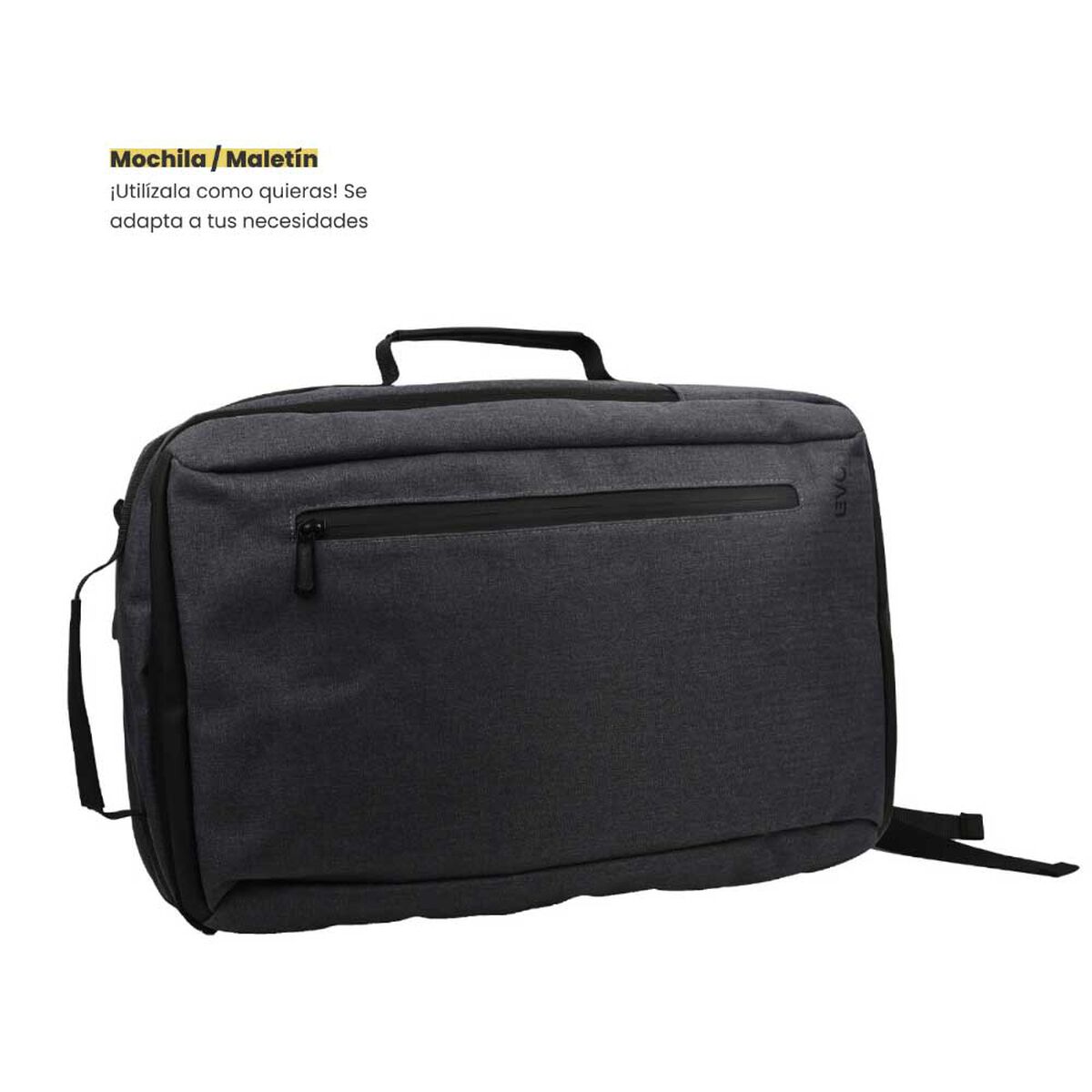 Mochila Notebook Levo Manager Gris 15,6"