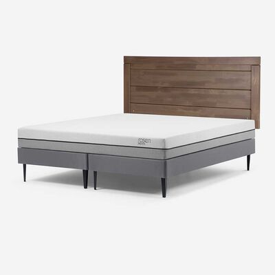 Imagen 2 del producto Cama Europea Rosen Base Dividida 2 Plazas Pratta + Respaldo Sicilia