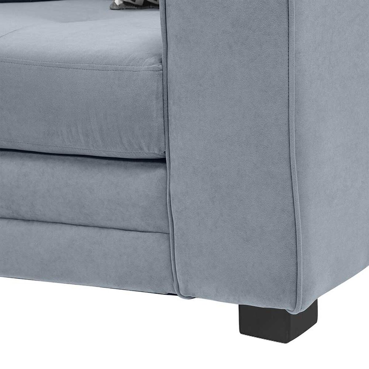 Sof&aacute; Seccional Izquierdo Living Factory Dubai 5 Cuerpos Gris