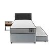 Diván Flex 1,5 Plazas Star + Respaldo Royal + Velador Rock
