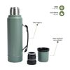 Termo para Líquido Lhotse Classic 1,3 Litros + Mate Verde