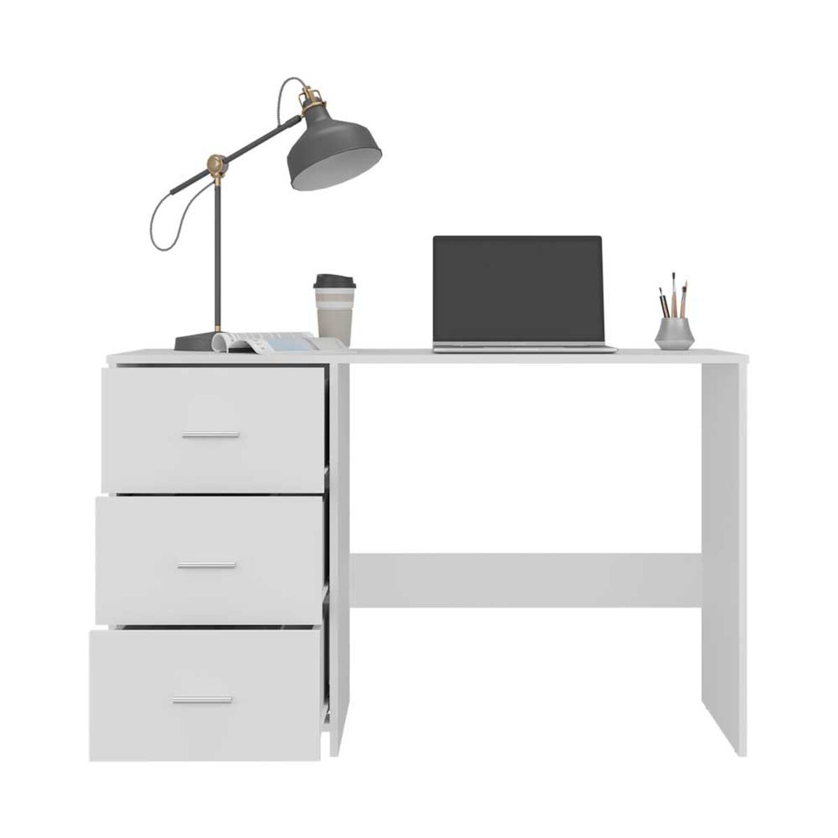 Escritorio TuHome Eco 3 Cajones Blanco