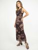 Vestido Maxi Estampado Sin Mangas Mujer Zibel