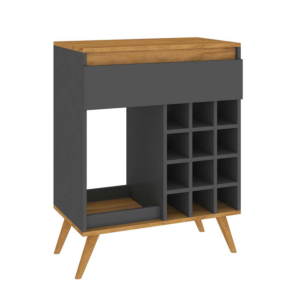 Bar Jdo & Design Retro 1 Cajón Grafito
