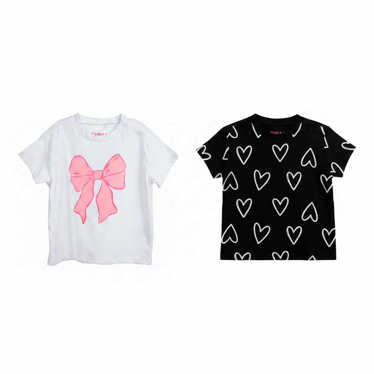 Pack 2 Polera Manga Corta Chess Baby