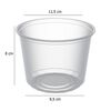 Pote Liso Pet con Tapa Transparente De Gaune 16oz