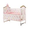 Cuna Colecho Madera con Mudador Mosquitero Lubabycas Rosada