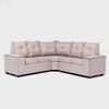 Sofá Seccional Mexx Muebles Hamburgo 5 Cuerpos Beige