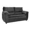 Juego de Living Innovamuebles Liverpool Sofá 2 Cuerpos + Dos Butaca 1 Cuerpo Negro