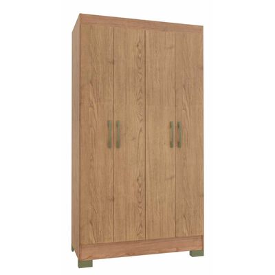 Clóset Vekkahome Roma 4 Puertas 1 Cajón Café