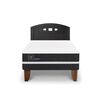 Cama Europea CIC 1,5 Plazas Ortopedic + Respaldo Gales Negro