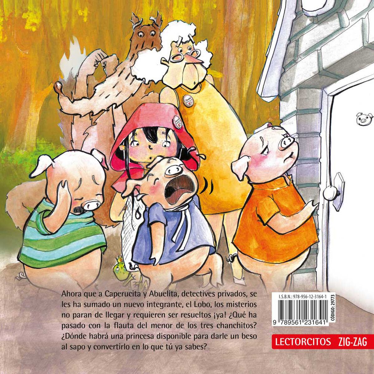 Libro Caperucita Roja y Abuelita Detectives Privados 2 Paz Corral Zig-Zag
